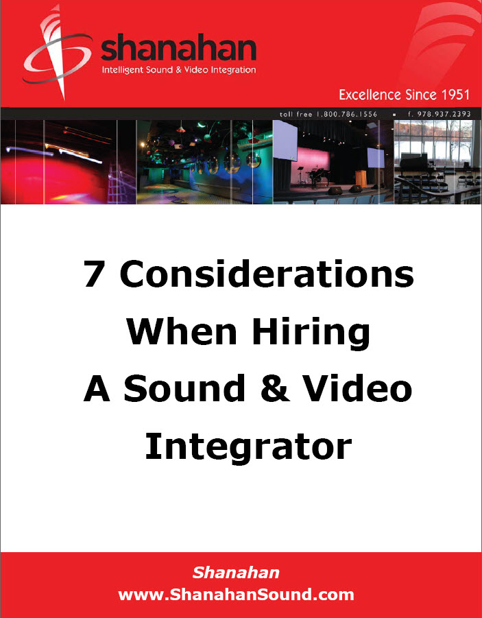 Hiring a Sound & Video Integrator White Paper